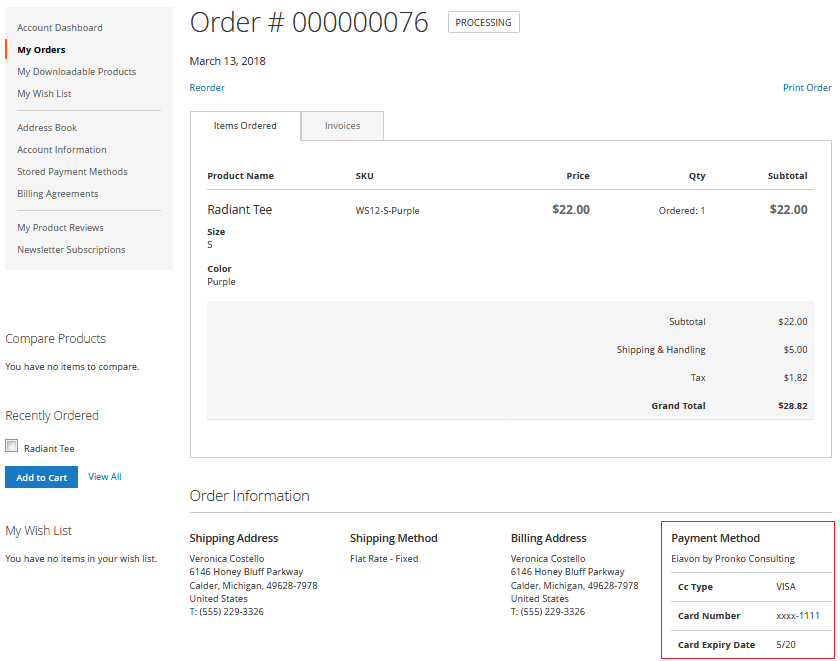 Magento 2 Elavon Payment Extension