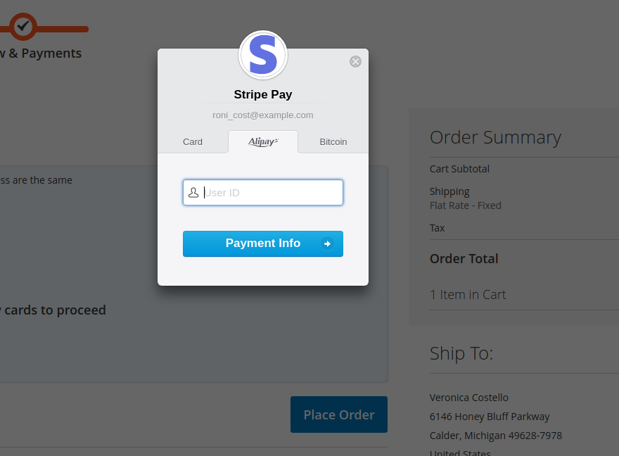 Magento 2 Stripe Payment Extension