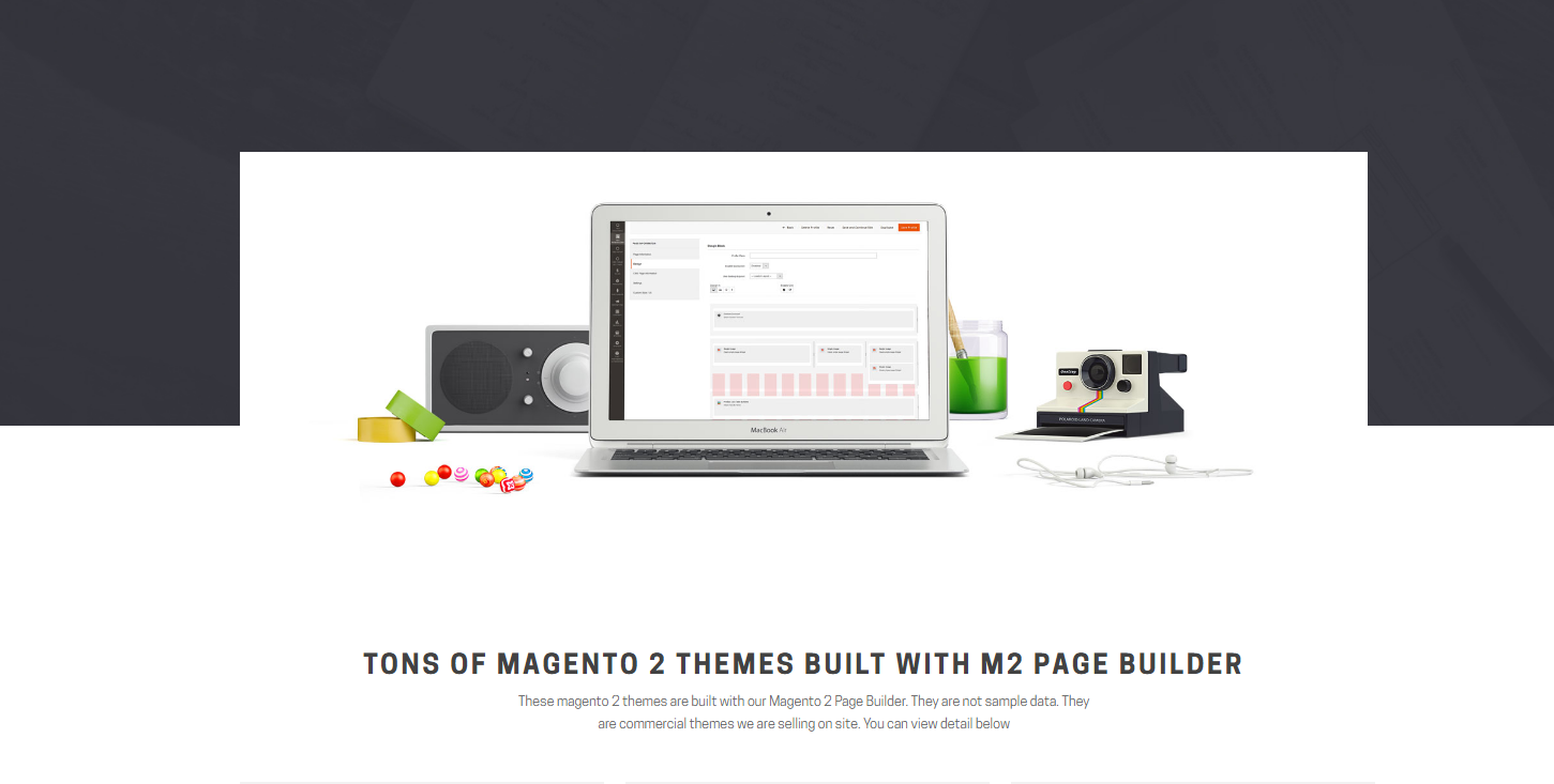 Magento 2 Page Builder Extension