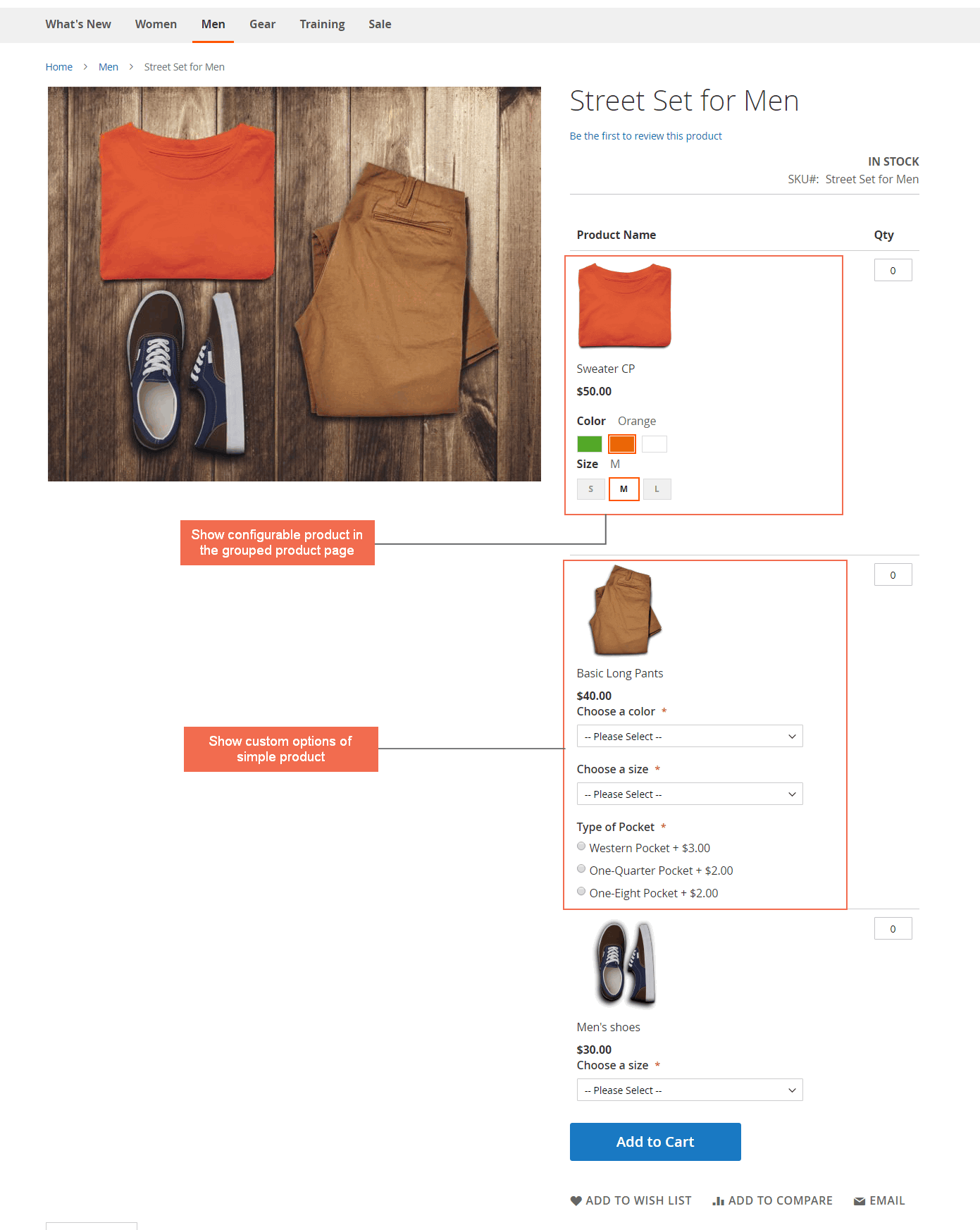 Magento 2 Grouped Product With Custom Options Extension
