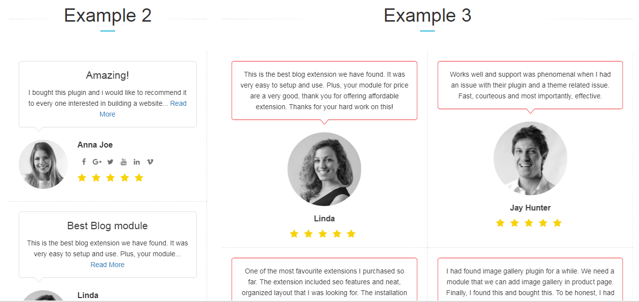 Magento 2 Testimonials Extension