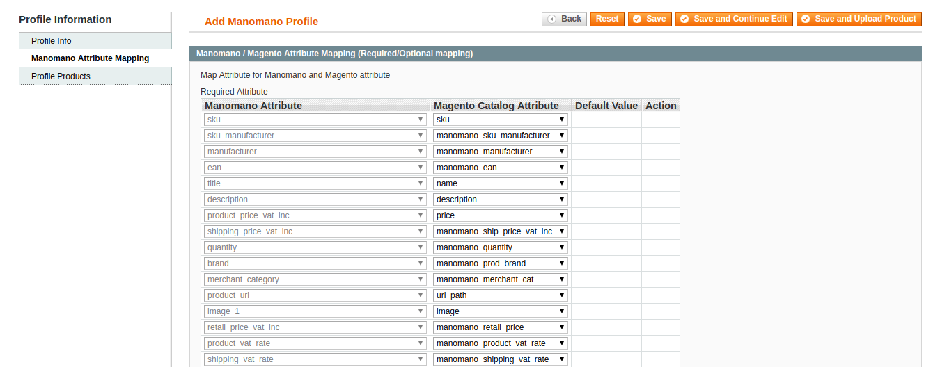 Magento 2 ManoMano Integration