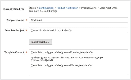 Magento 2 Out of Stock Notification Extension