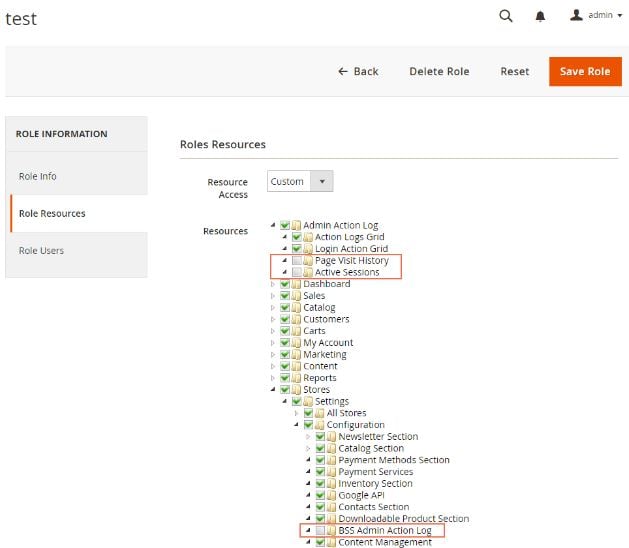 Magento 2 admin Action log extension