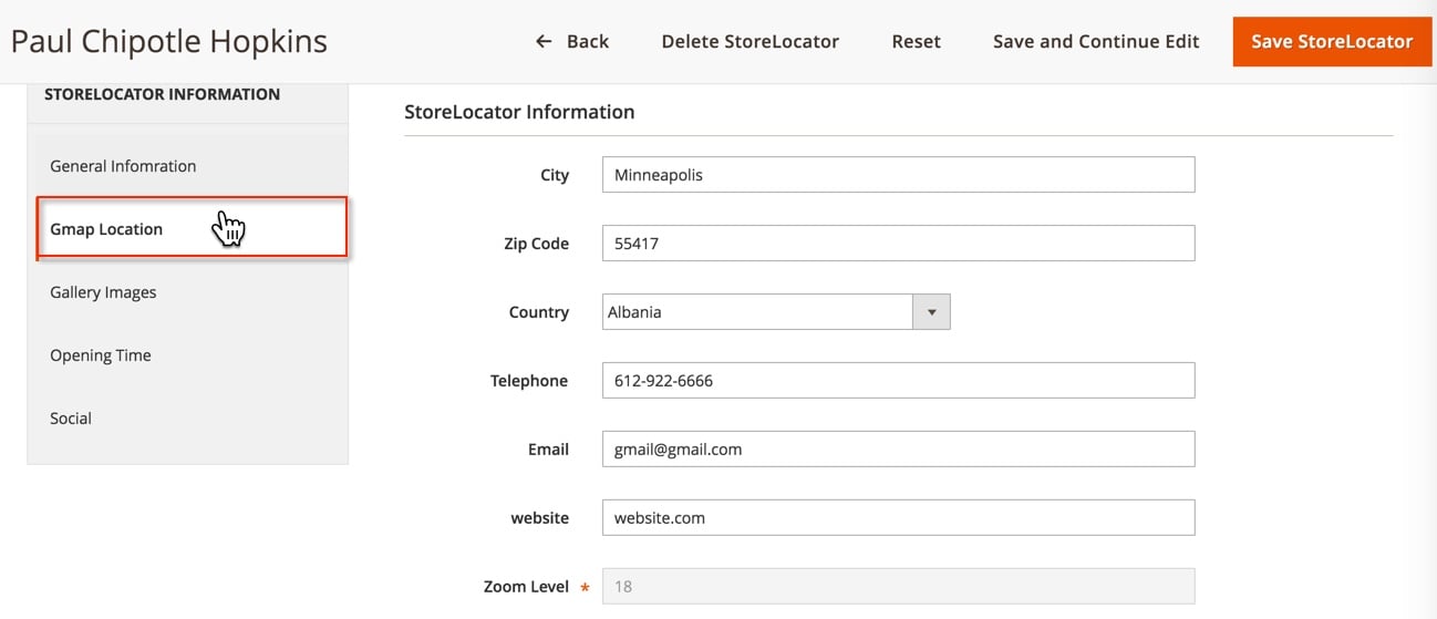 Magento 2 Store Locator extension