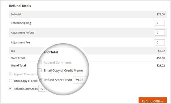 Magento 2 Store Credit Extension