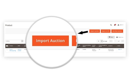 Magento 2 auction extension