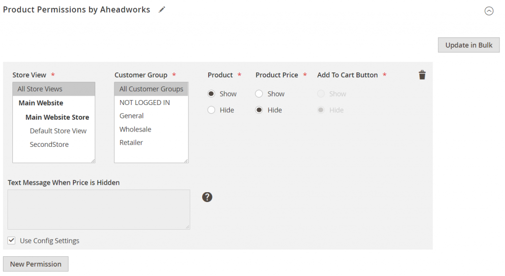 Aheadworks Customer Group Catalog Permissions for Magento 2 FireBear