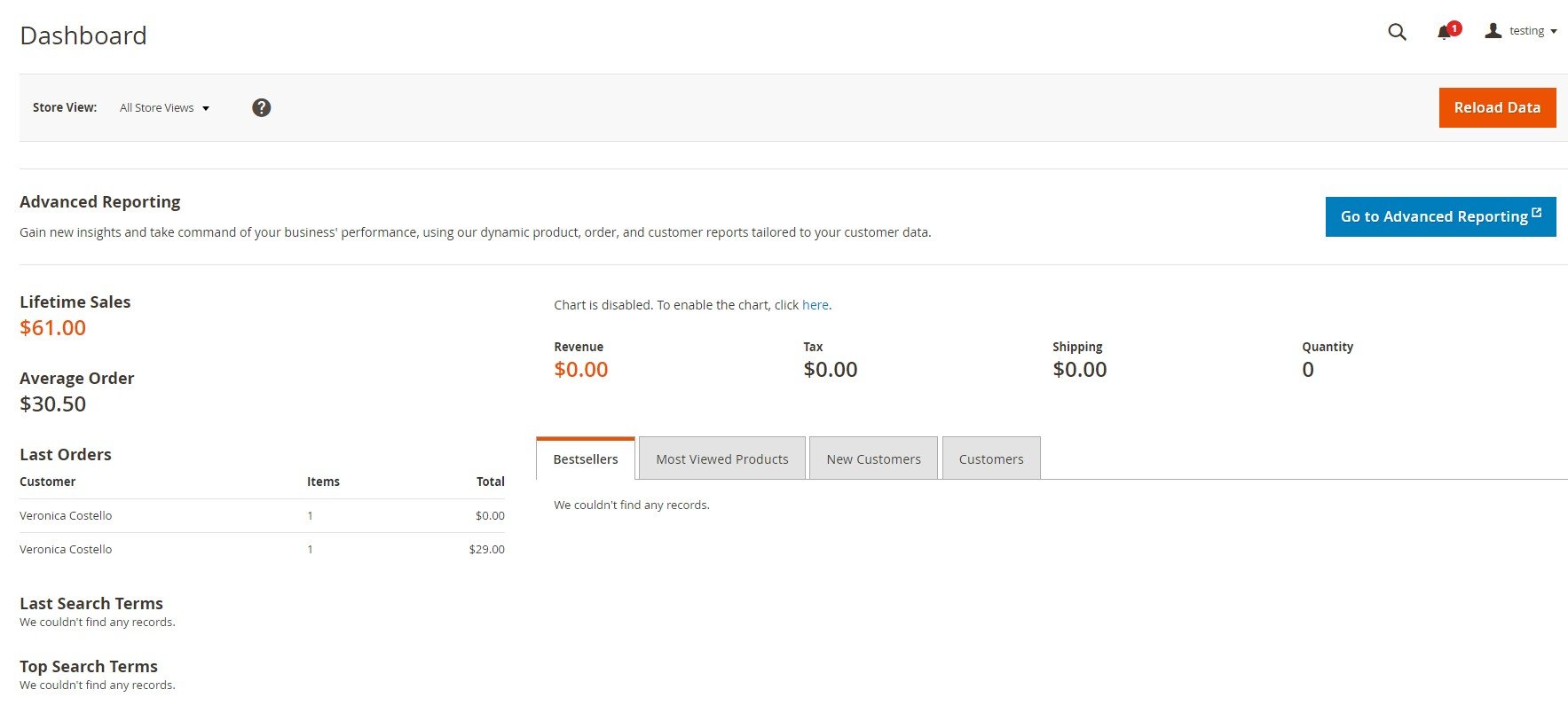 Magento 2 commerce features 