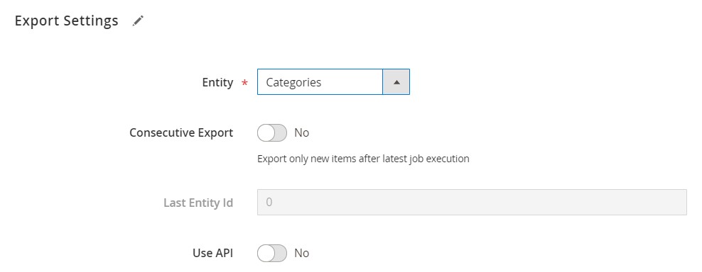 Magento 2 categories add edit import export