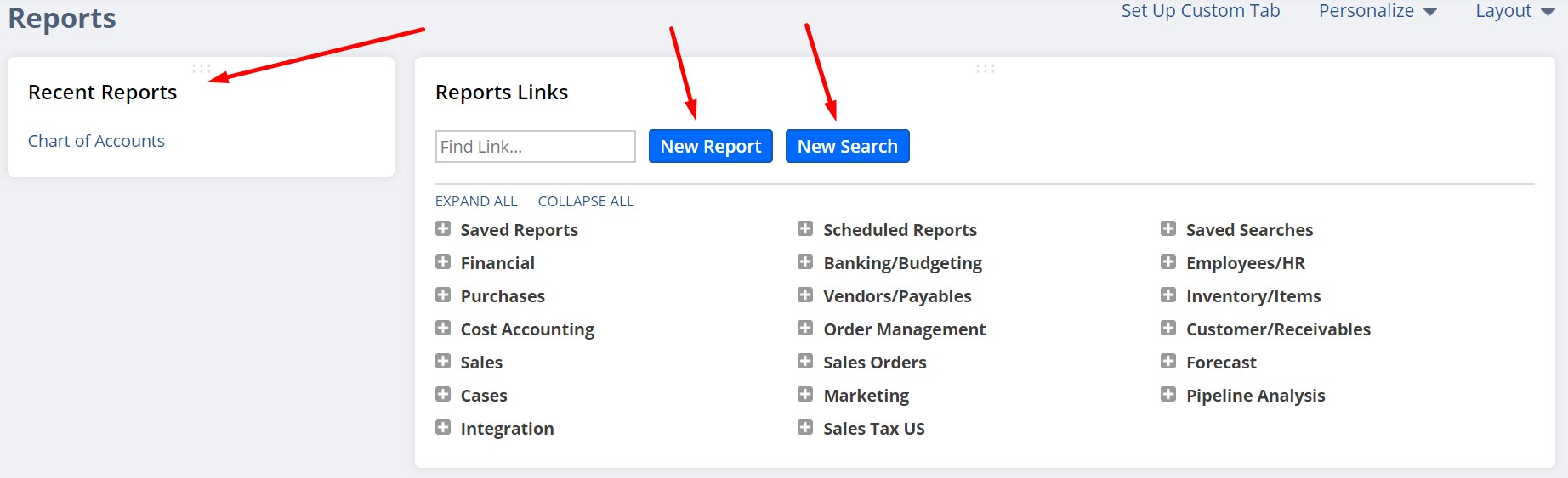 Magento 2 netsuite erp reports