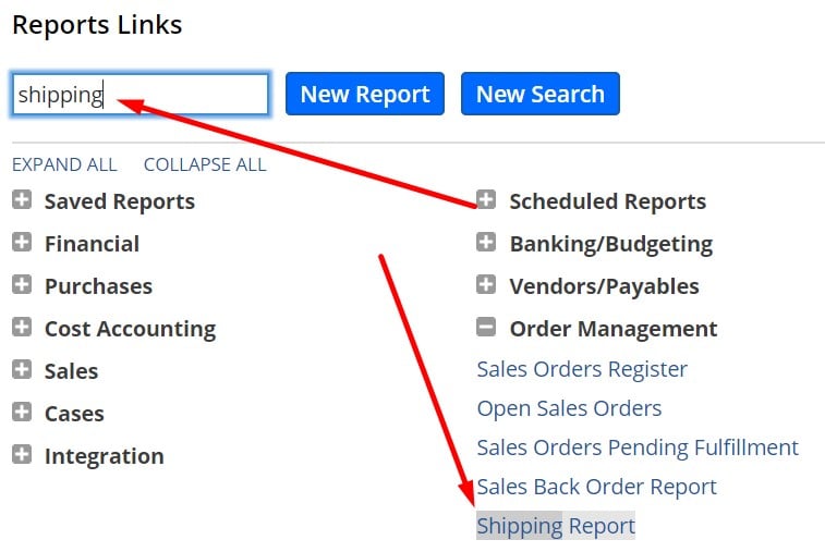 Magento 2 netsuite erp reports