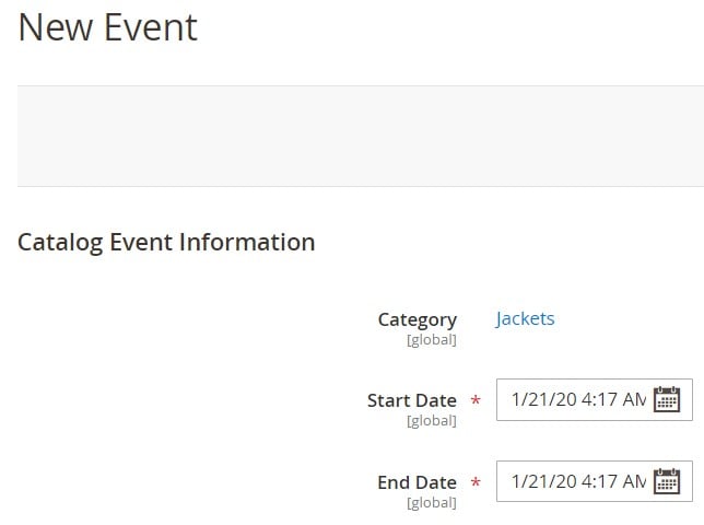 events private sales invitations magento 2