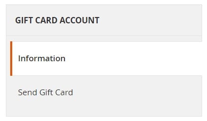 magento 2 gift card accounts