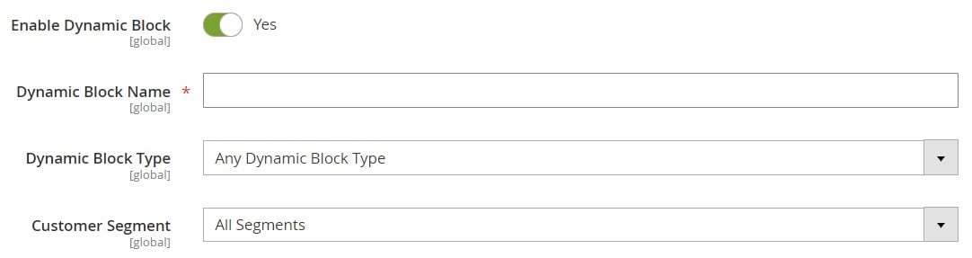 add dynamic block magento 2