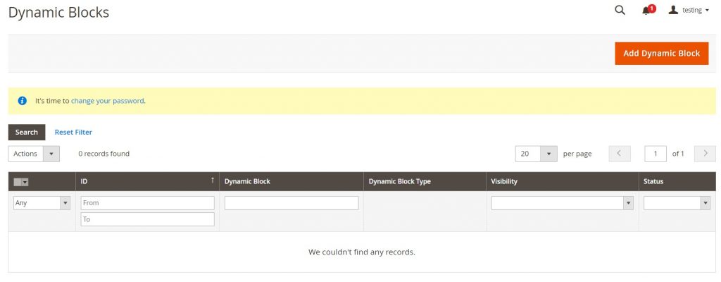 Dynamic Blocks Example Website Magento 2 Backend Exploration: Dynamic Blocks | FireBear