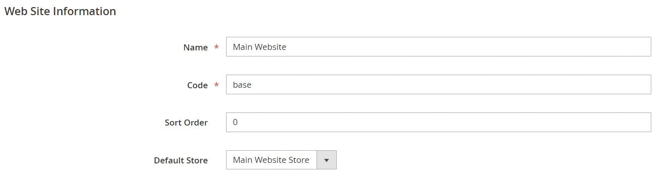 magento 2 backend stores settings