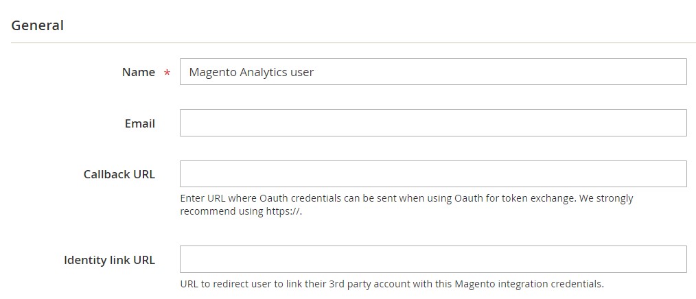 Magento 2 integrations backend