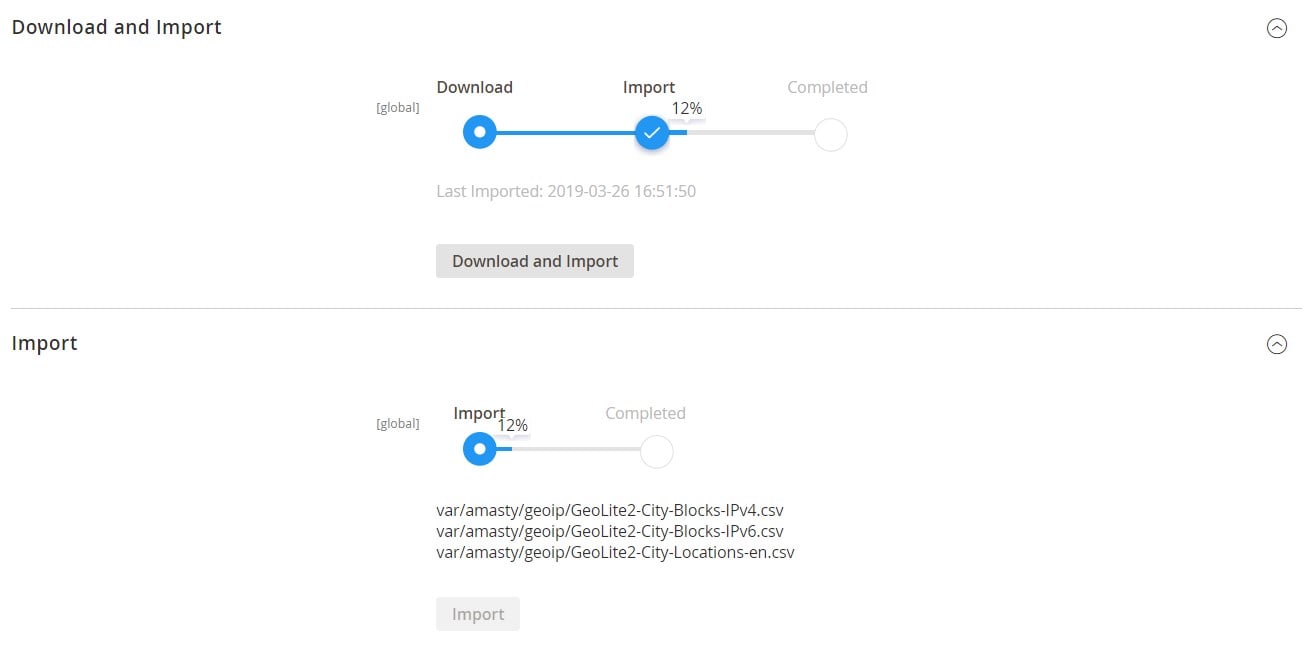 Amasty LGPD Magento 2 extension Geo IP data