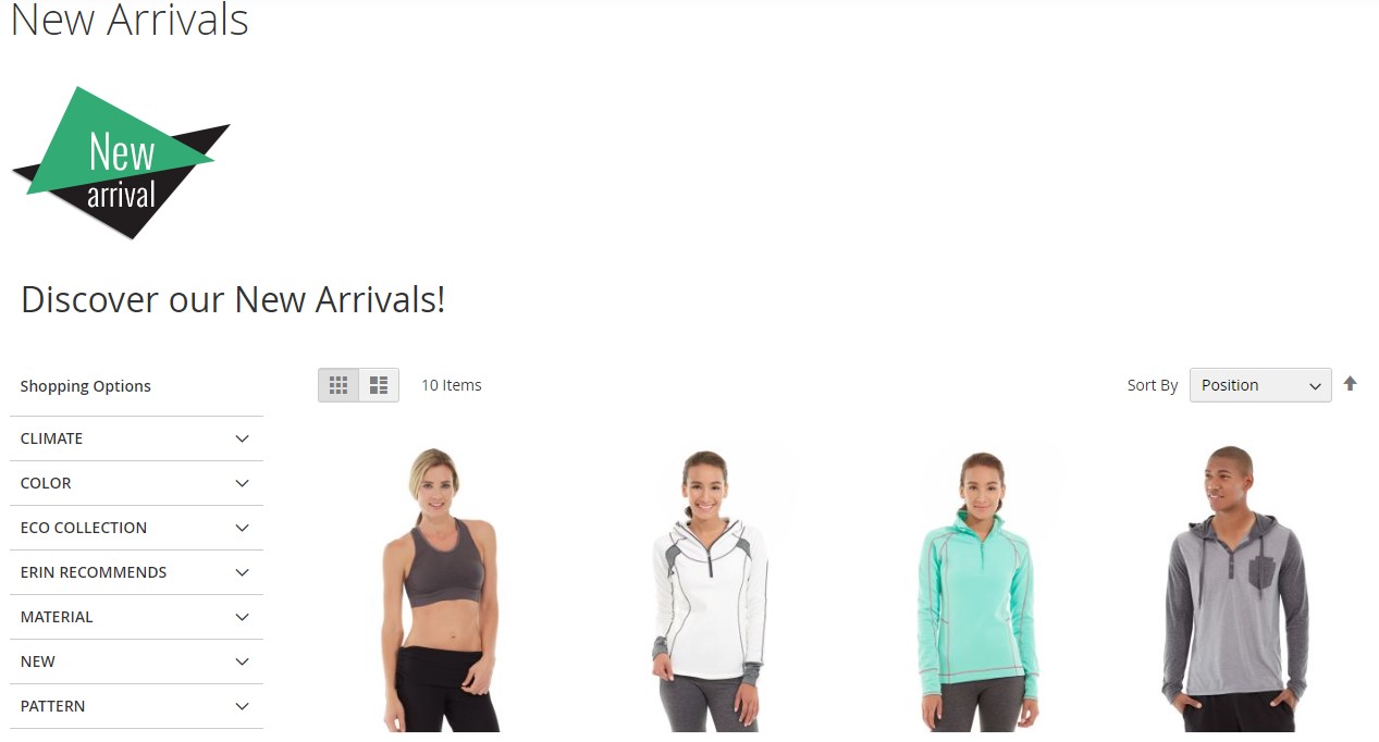 Magento 2 Dynamic Category storefront appearance