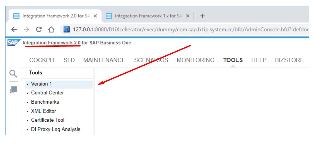 sap business one integration framework