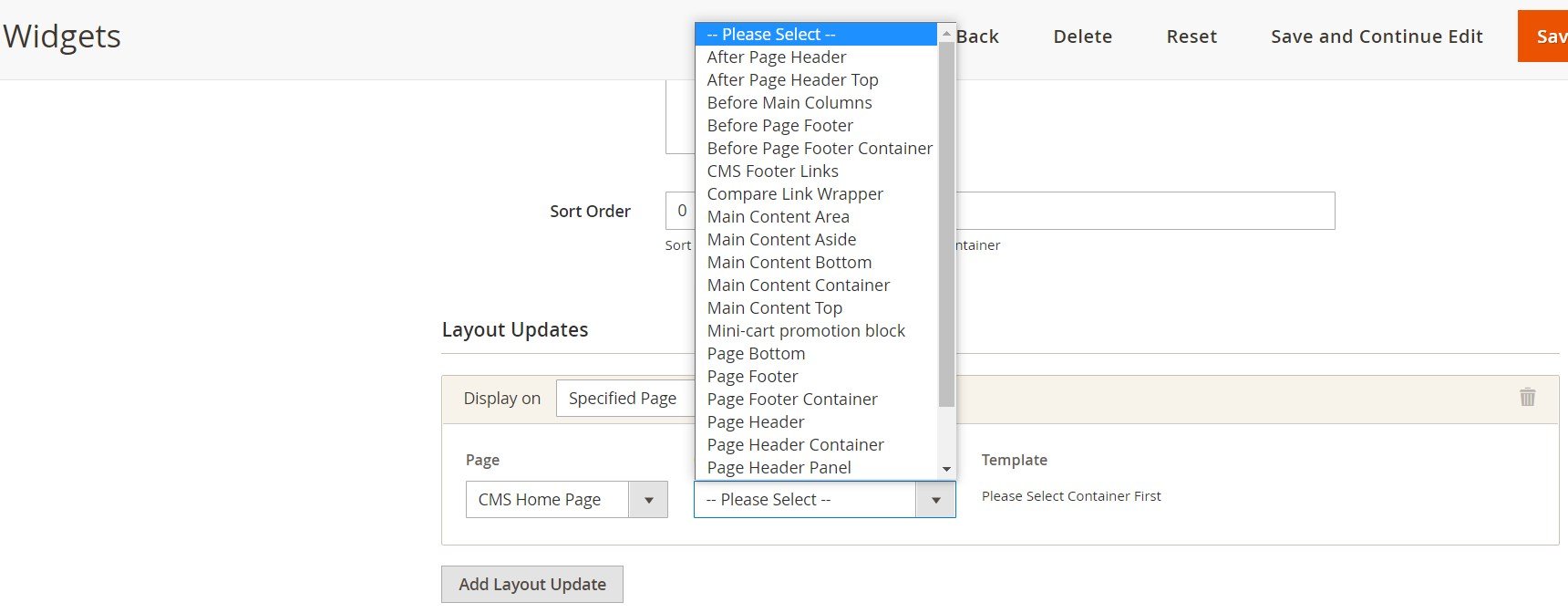 Custom Button Magento 2 module settings