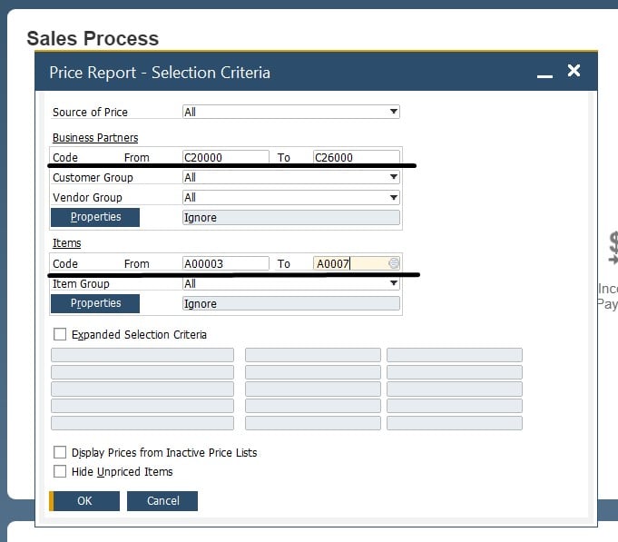 sap b1 business partner master data