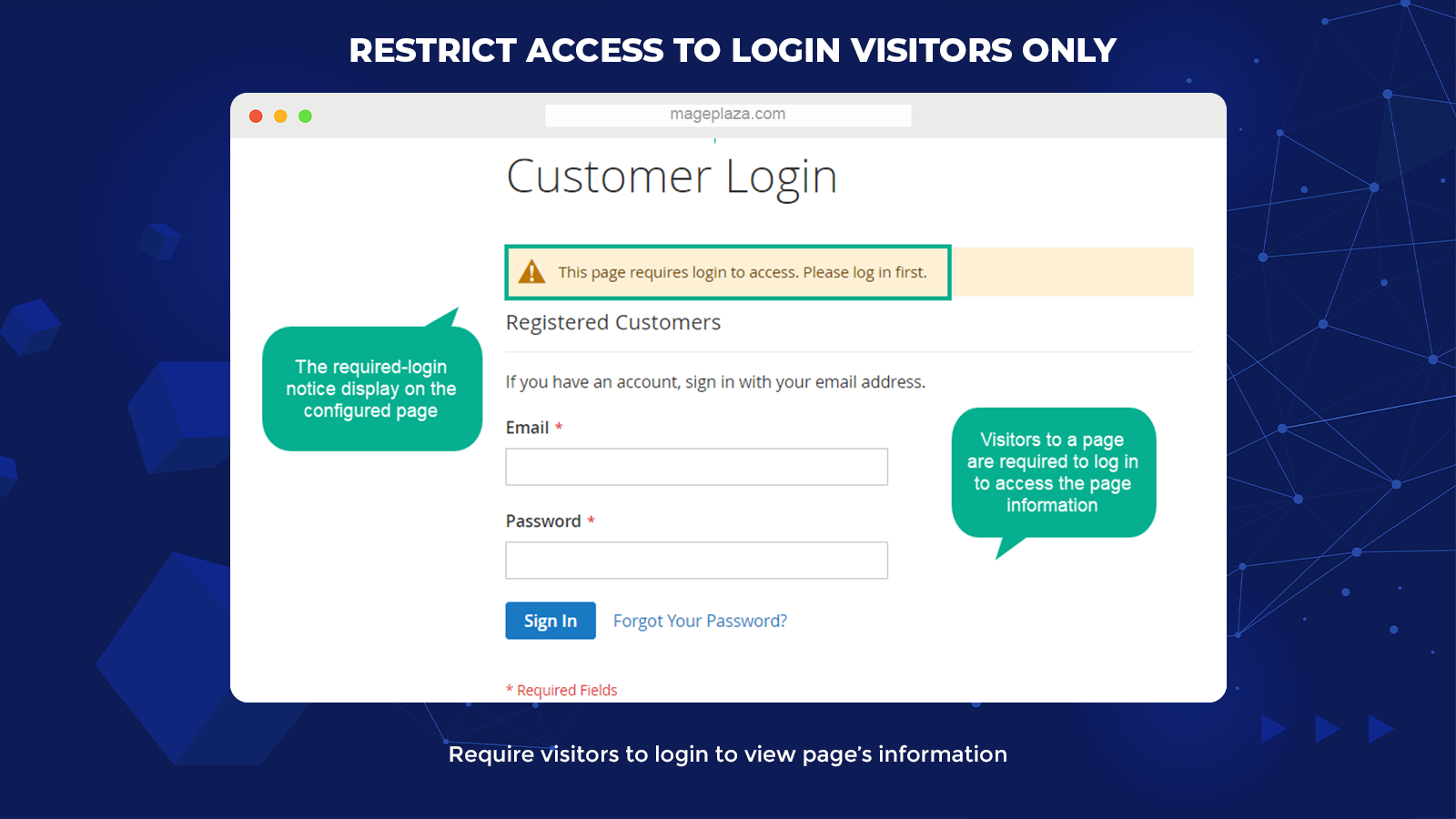 magento 2 required login extension
