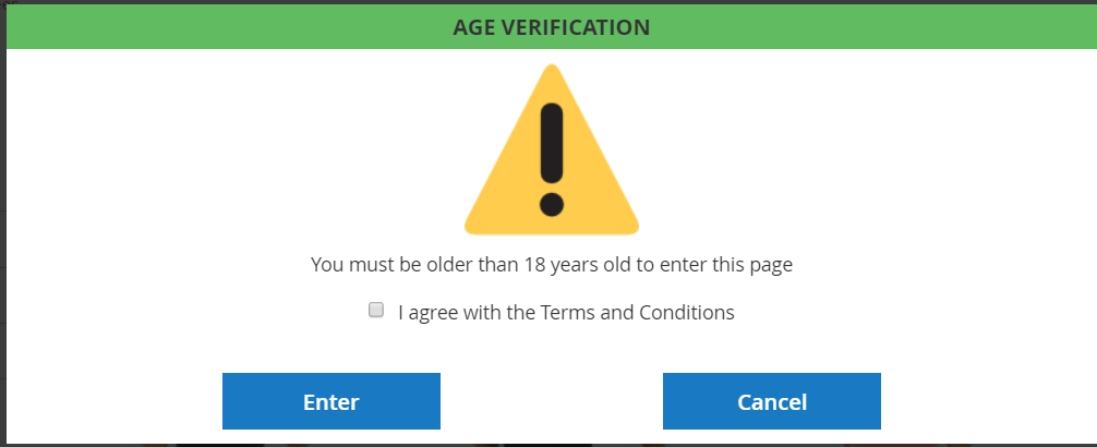 Age Verification Popup Magento 2Extension
