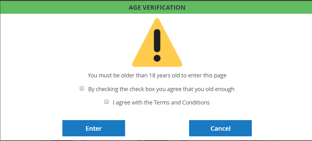Age Verification Popup Magento 2Extension