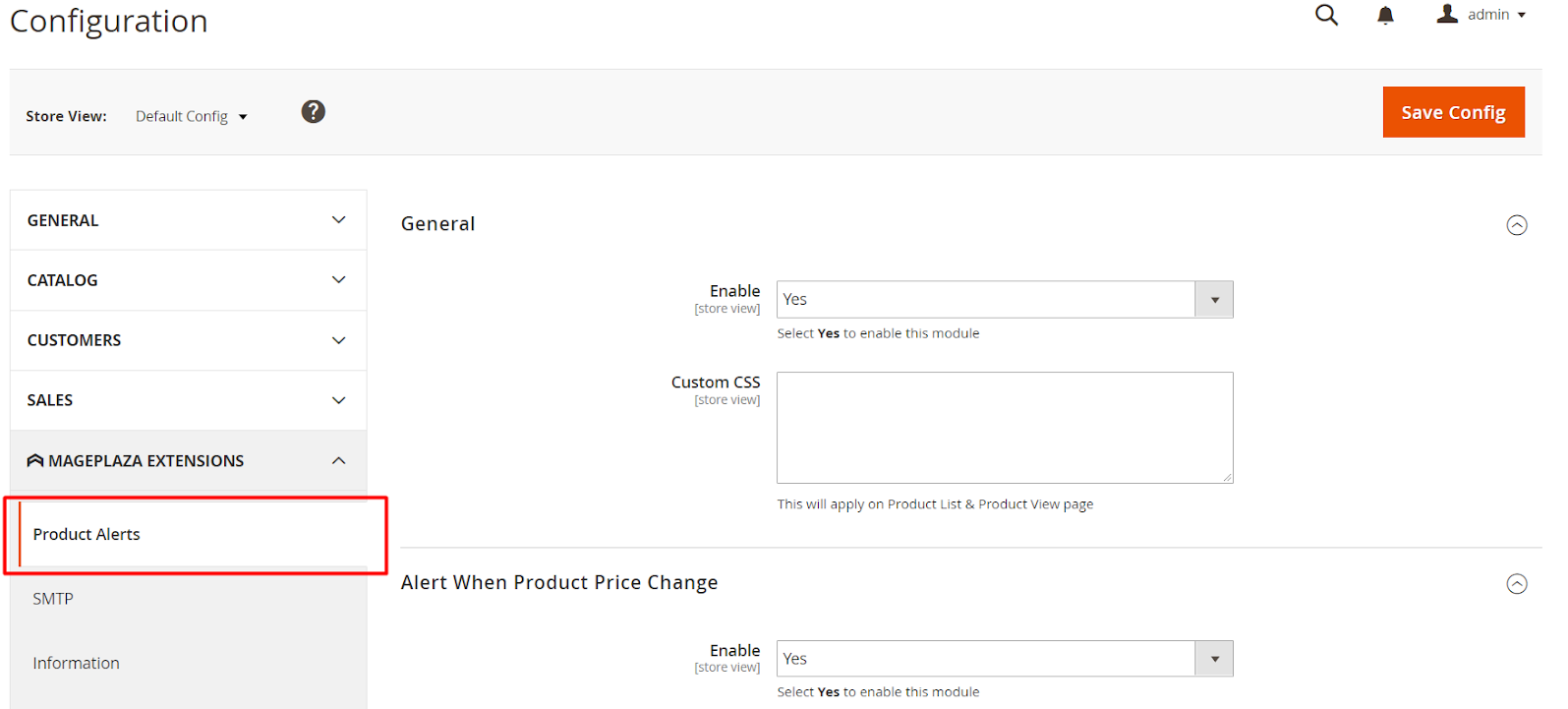 magento 2 product alerts extension