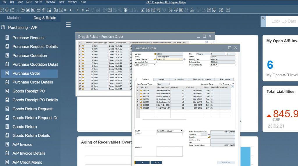 SAP Business One InDepth Review Navigation Through The SAP B1