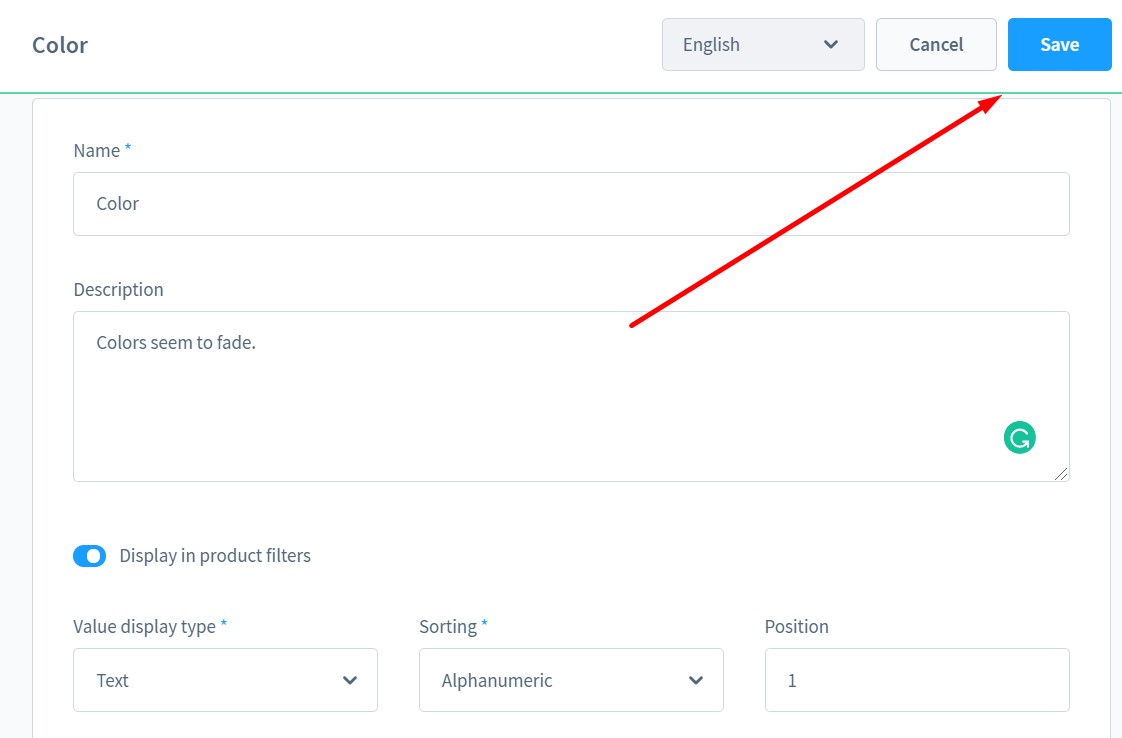 add shopware product properties, assign properties to products