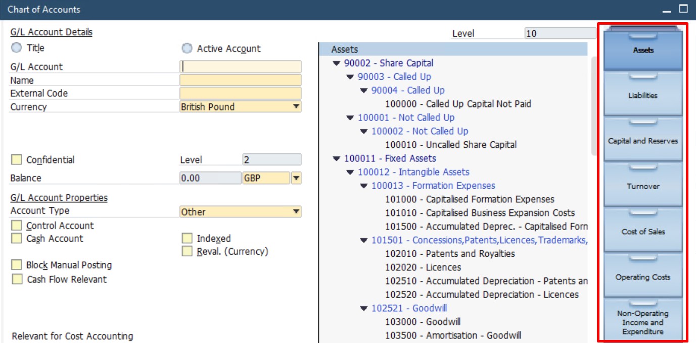 SAP business One financial accounting posting periods