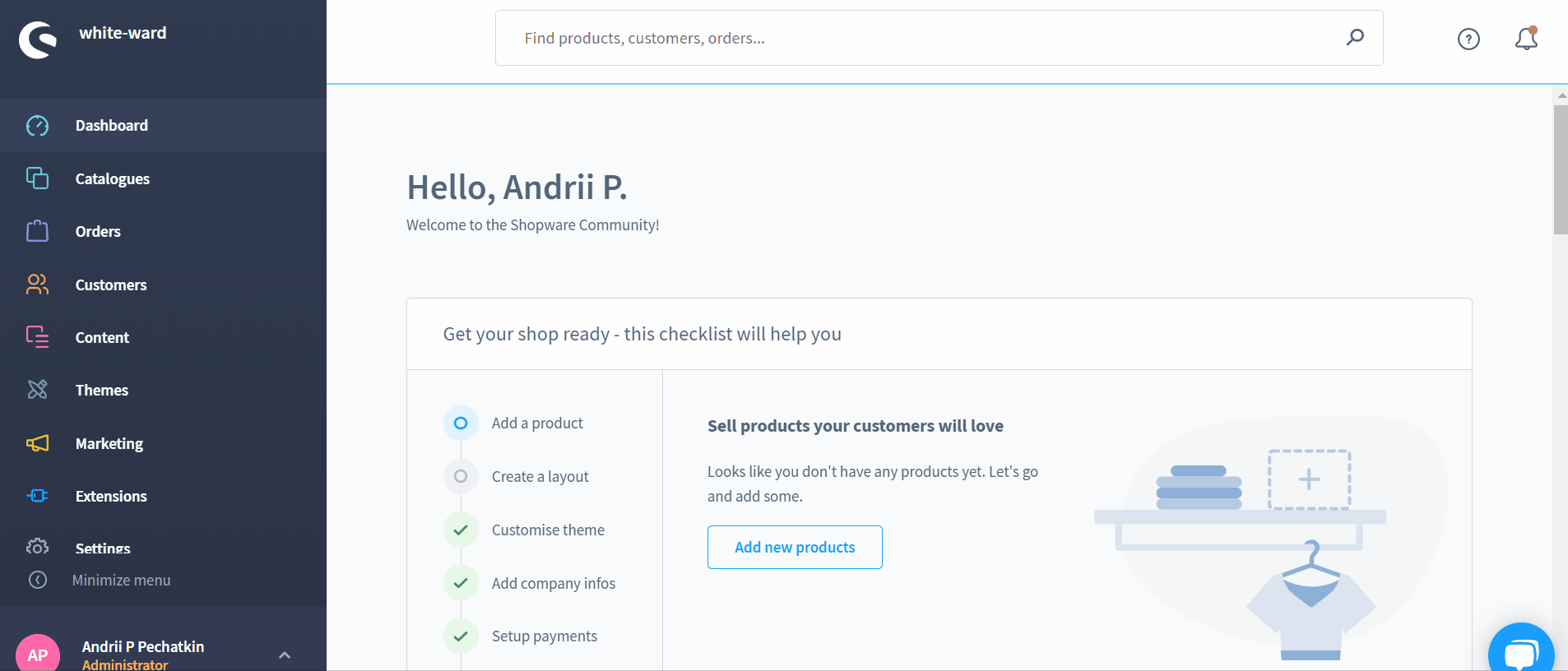 add shopware product properties, assign properties to products