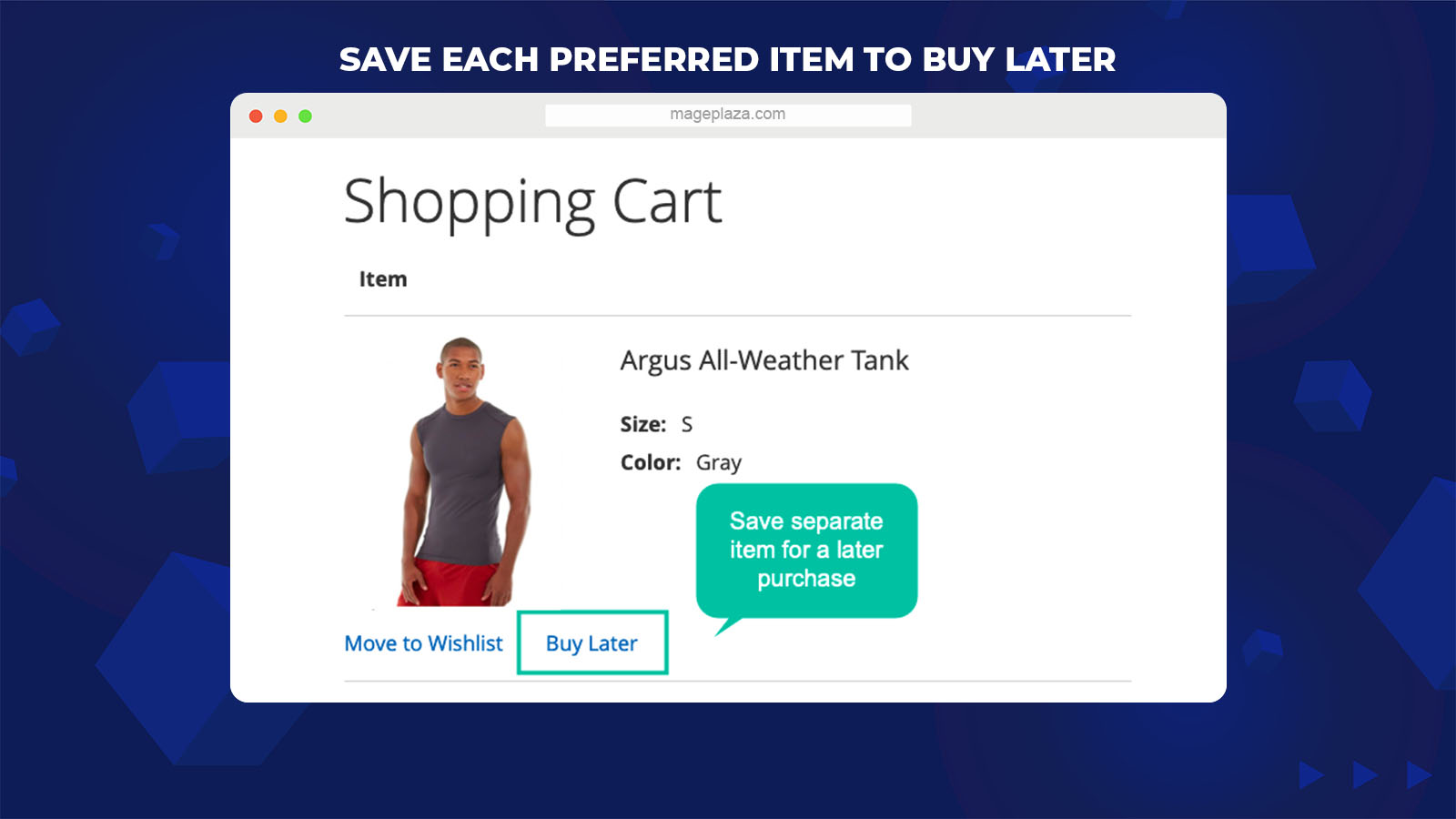 magento 2 save cart extension