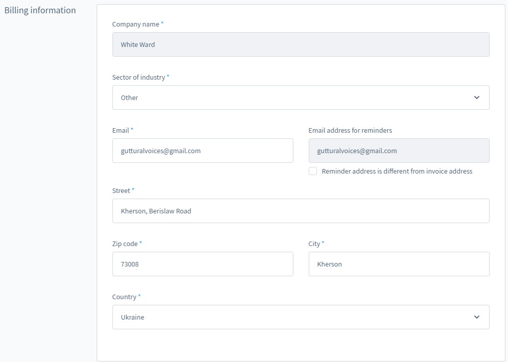 shopware 6 account settings