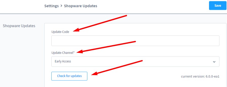 how to update shopware 6
