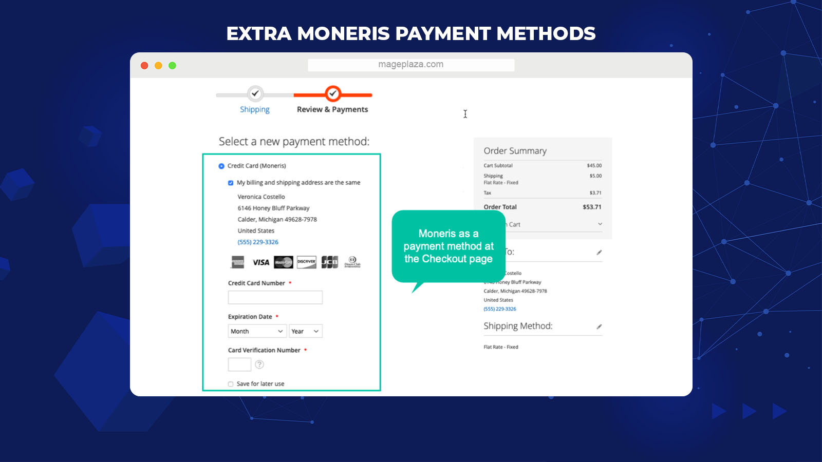 magento 2 moneris payment extension