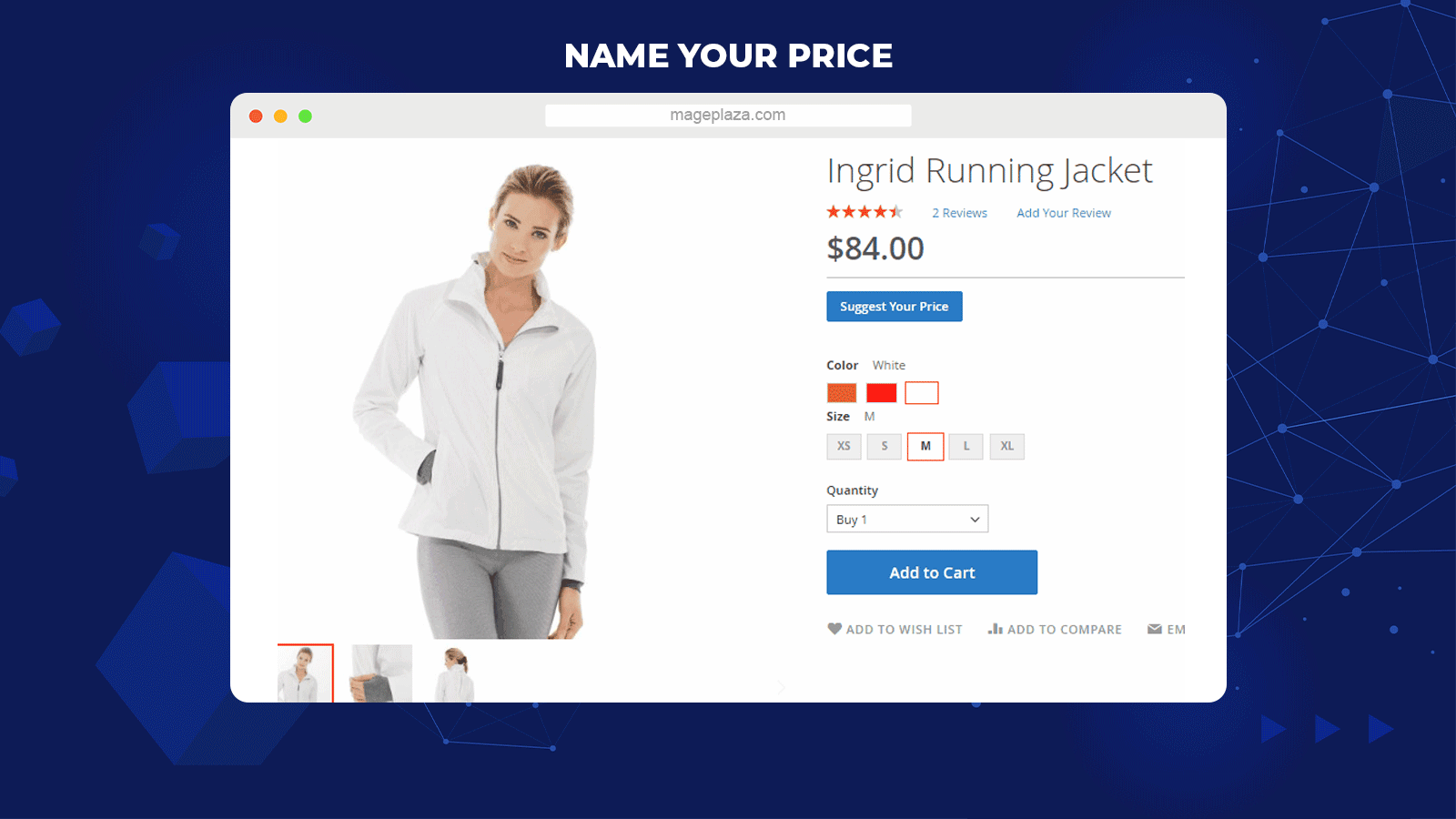 magento 2 name your price extension