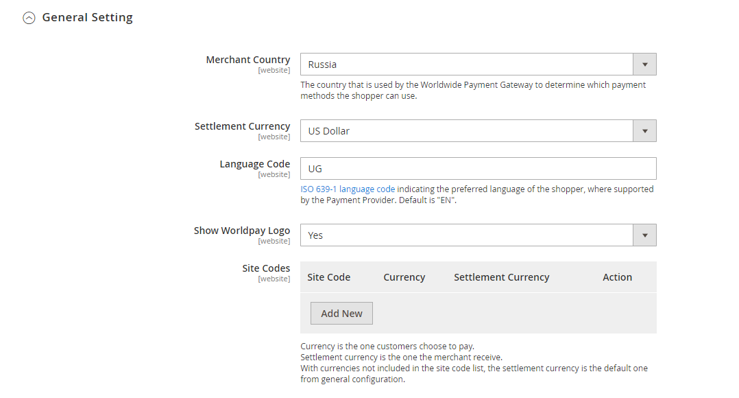 magento 2 Worldpay extension