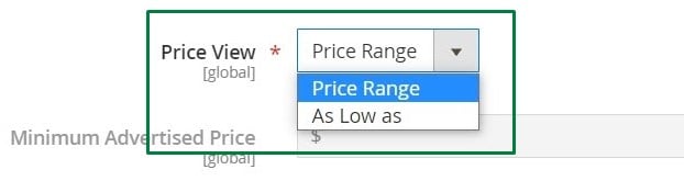 Magento 2 bundle product price view