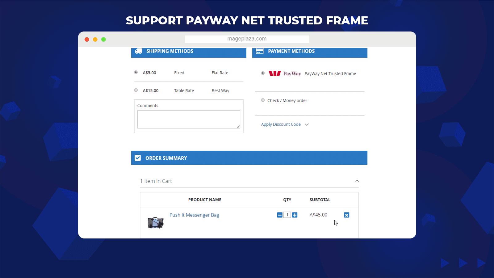 Magento 2 westpac payway extension