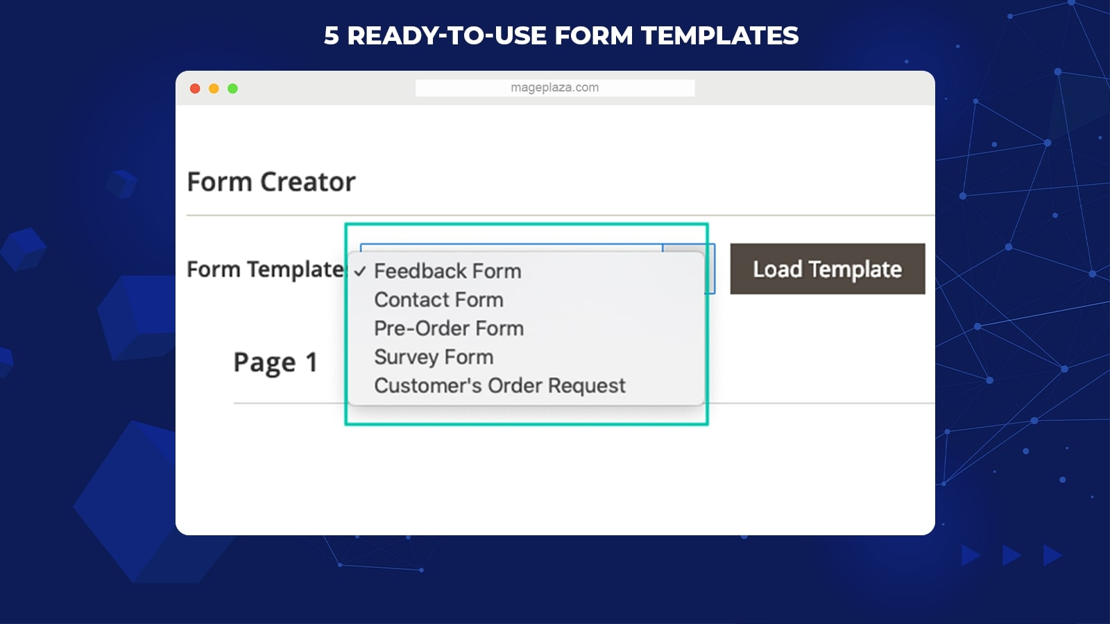 magento 2 Custom Form extension