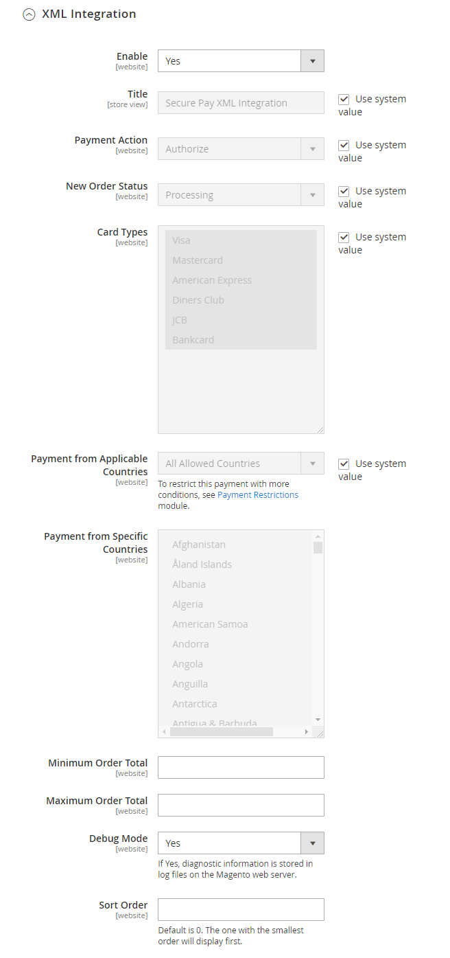 Magento 2 SecurePay extension