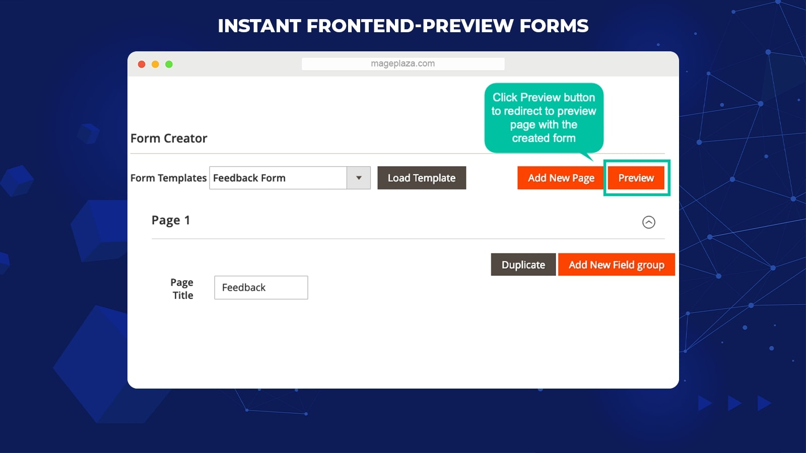 magento 2 Custom Form extension