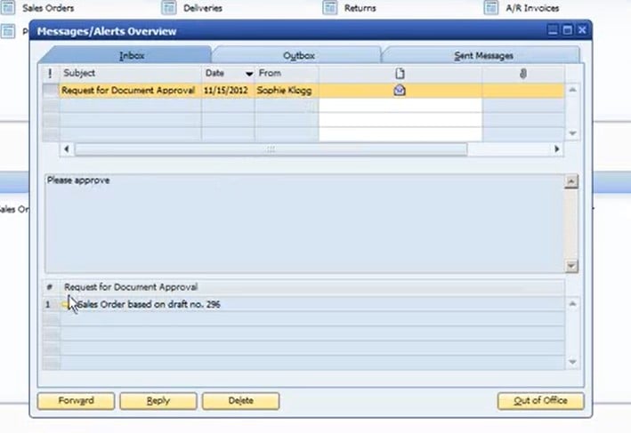 SAP Business One documents, user authorizations, permissions, drafts