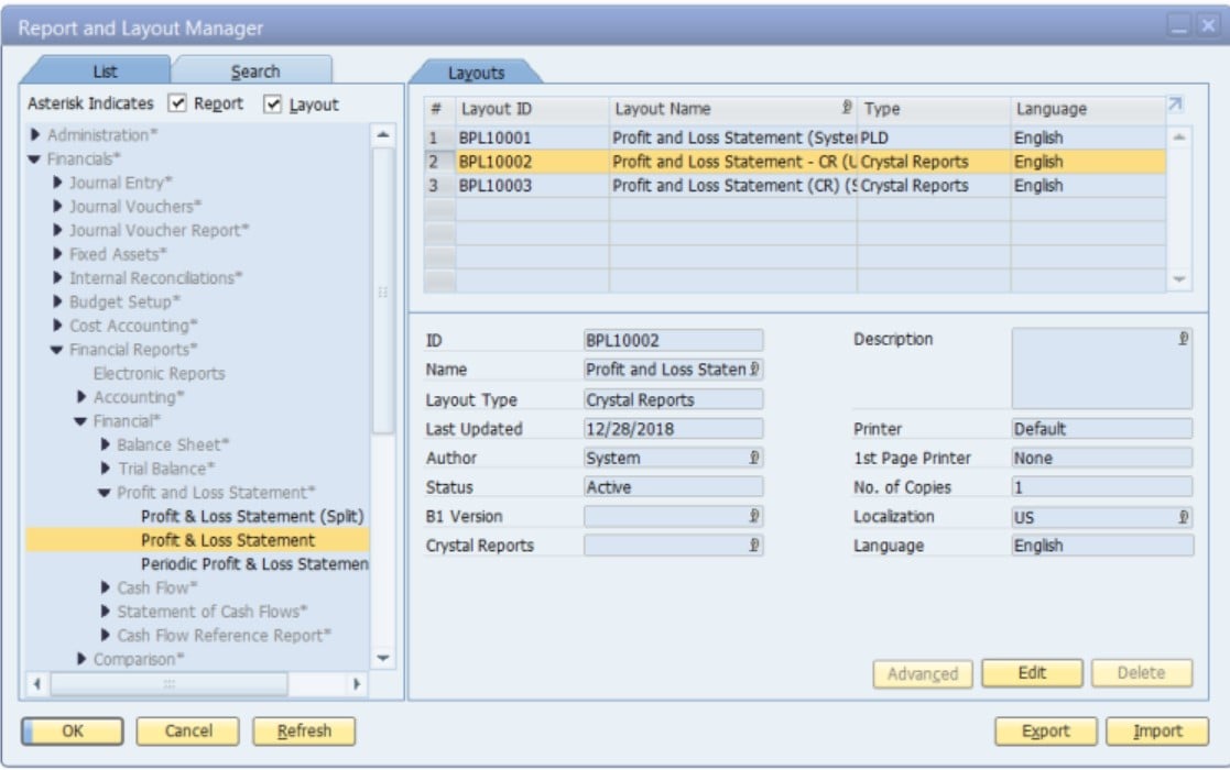 print documents sap business one