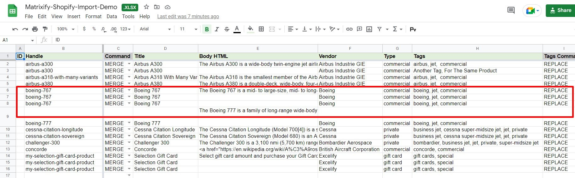 Schedule import to Shopify from Google Drive - Matrixify App