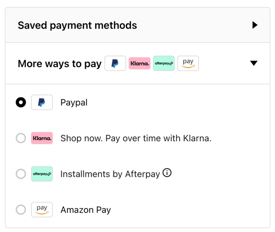 How to start an e-commerce business: payment methods at checkout